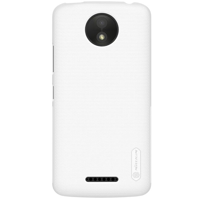 Nillkin - Motorola Moto C Plus Hülle - Plastik Case - Super Frosted Shield Series - weiss