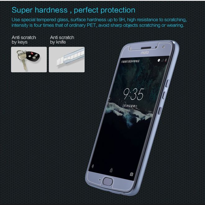 Nillkin - Motorola Moto X4 Schutzfolie - Amazing H Series - Explosionsgeschützte Folie