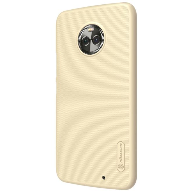 Nillkin - Motorola Moto X4 Hülle - Plastik Case - Super Frosted Shield Series - gold