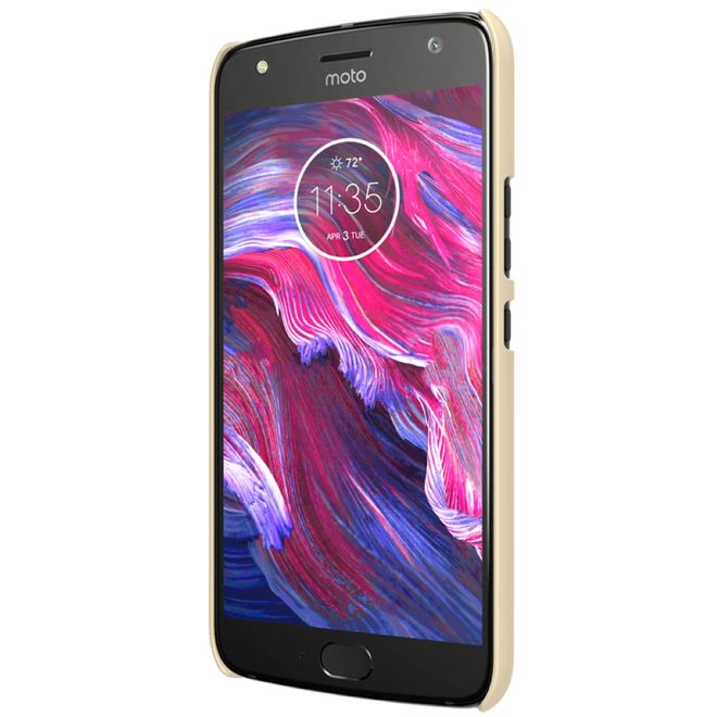 Nillkin - Motorola Moto X4 Hülle - Plastik Case - Super Frosted Shield Series - gold