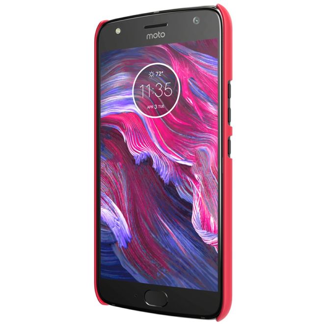 Nillkin - Motorola Moto X4 Hülle - Plastik Case - Super Frosted Shield Series - rot