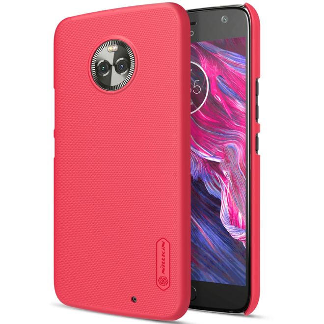 Nillkin - Motorola Moto X4 Hülle - Plastik Case - Super Frosted Shield Series - rot