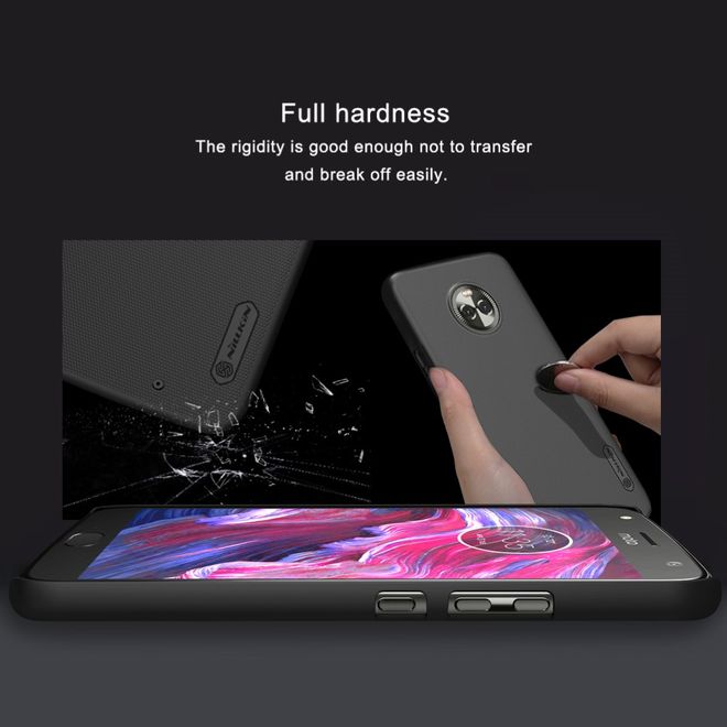 Nillkin - Motorola Moto X4 Hülle - Plastik Case - Super Frosted Shield Series - rot