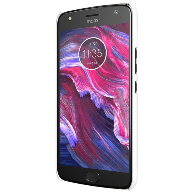 Nillkin - Motorola Moto X4 Hülle - Plastik Case - Super Frosted Shield Series - weiss