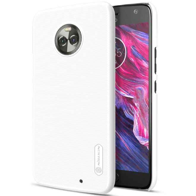 Nillkin - Motorola Moto X4 Hülle - Plastik Case - Super Frosted Shield Series - weiss