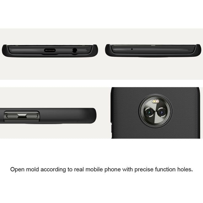 Nillkin - Motorola Moto X4 Hülle - Plastik Case - Super Frosted Shield Series - weiss