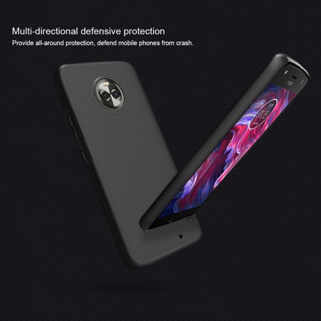 Nillkin - Motorola Moto X4 Hülle - Plastik Case - Super Frosted Shield Series - weiss