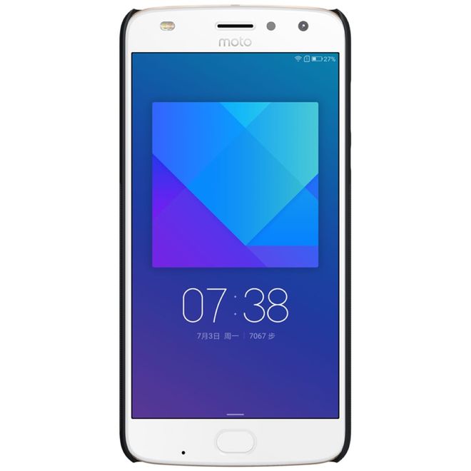 Nillkin - Motorola Moto Z2 Play Hülle - Plastik Case - Super Frosted Shield Series - schwarz