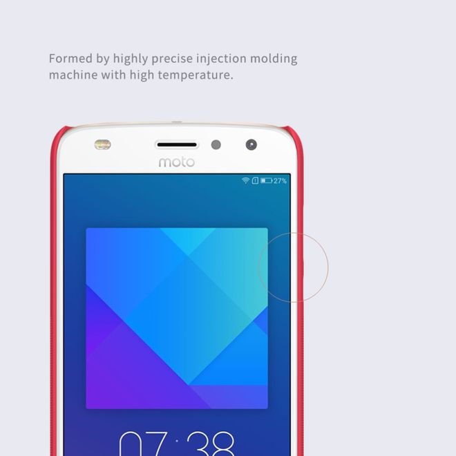 Nillkin - Motorola Moto Z2 Play Hülle - Plastik Case - Super Frosted Shield Series - schwarz