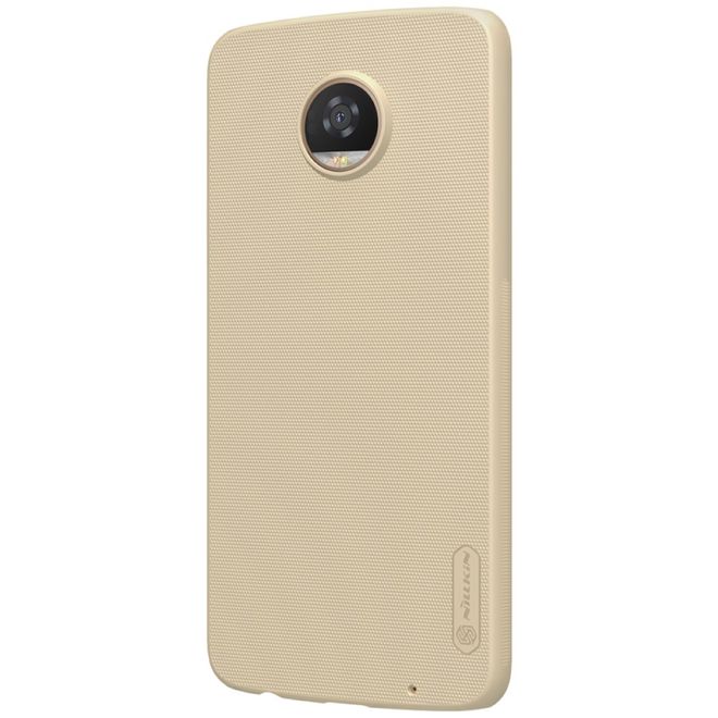 Nillkin - Motorola Moto Z2 Play Hülle - Plastik Case - Super Frosted Shield Series - gold