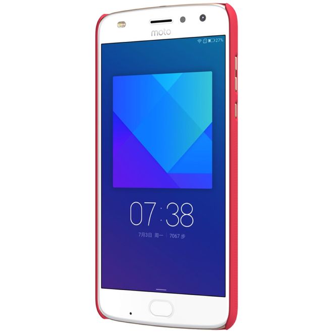 Nillkin - Motorola Moto Z2 Play Hülle - Plastik Case - Super Frosted Shield Series - rot