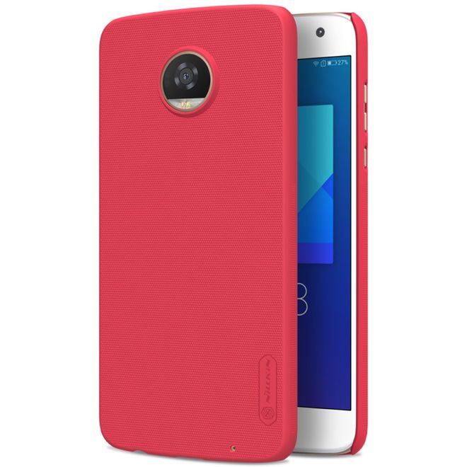 Nillkin - Motorola Moto Z2 Play Hülle - Plastik Case - Super Frosted Shield Series - rot