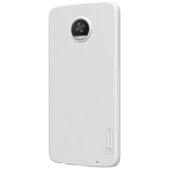 Nillkin - Motorola Moto Z2 Play Hülle - Plastik Case - Super Frosted Shield Series - weiss