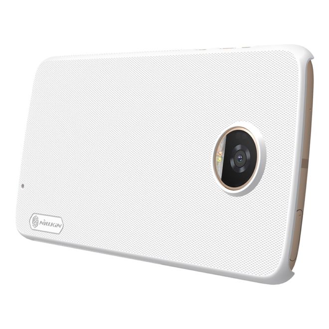 Nillkin - Motorola Moto Z2 Play Hülle - Plastik Case - Super Frosted Shield Series - weiss