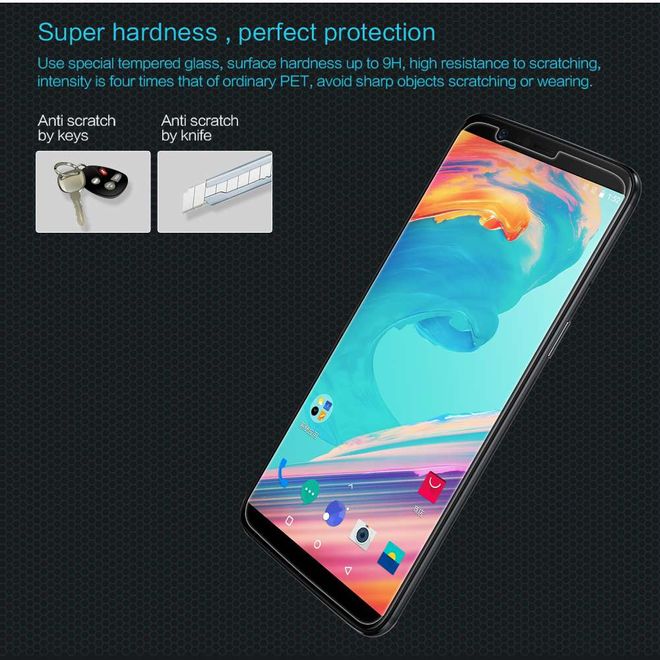 Nillkin - OnePlus 5T Schutzfolie - Amazing H Series - Explosionsgeschützte Folie
