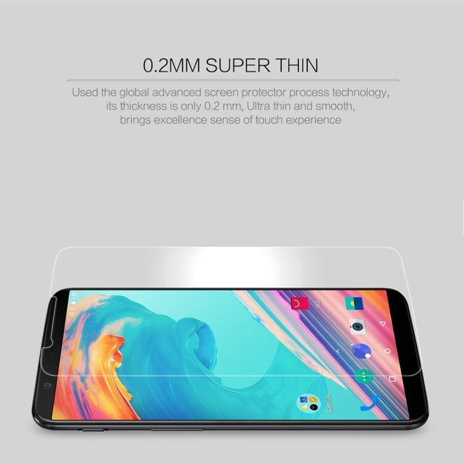 Nillkin - OnePlus 5T Schutzfolie 0.2 mm - Folie aus gehärtetem Glas - H+ PRO Series