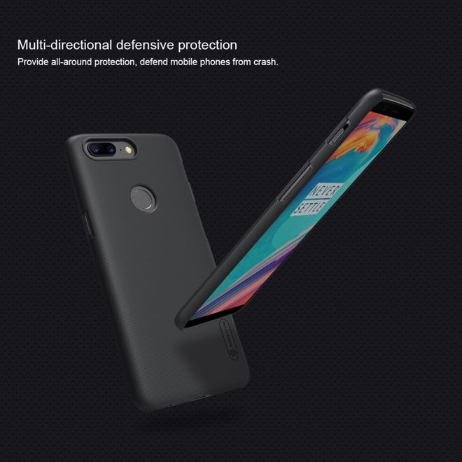 Nillkin - OnePlus 5T Hülle - Plastik Case - Super Frosted Shield Series - gold