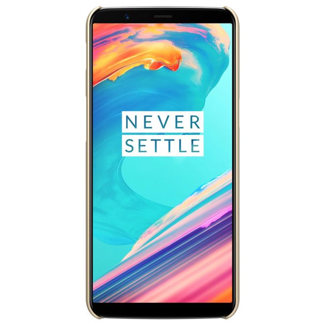 Nillkin - OnePlus 5T Hülle - Plastik Case - Super Frosted Shield Series - gold