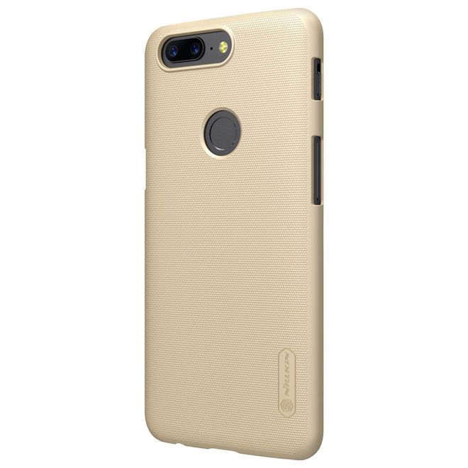 Nillkin - OnePlus 5T Hülle - Plastik Case - Super Frosted Shield Series - gold