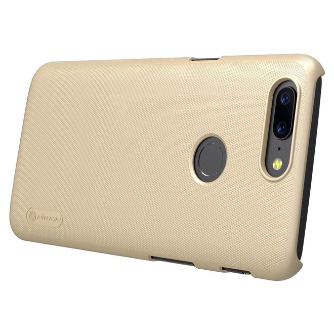 Nillkin - OnePlus 5T Hülle - Plastik Case - Super Frosted Shield Series - gold