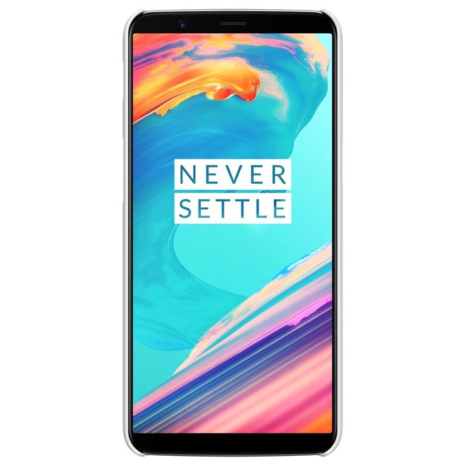 Nillkin - OnePlus 5T Hülle - Plastik Case - Super Frosted Shield Series - weiss