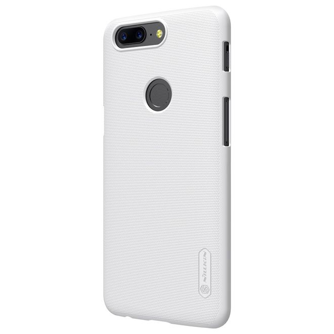 Nillkin - OnePlus 5T Hülle - Plastik Case - Super Frosted Shield Series - weiss