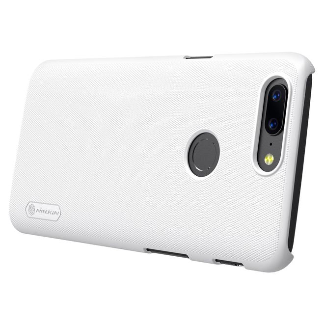 Nillkin - OnePlus 5T Hülle - Plastik Case - Super Frosted Shield Series - weiss