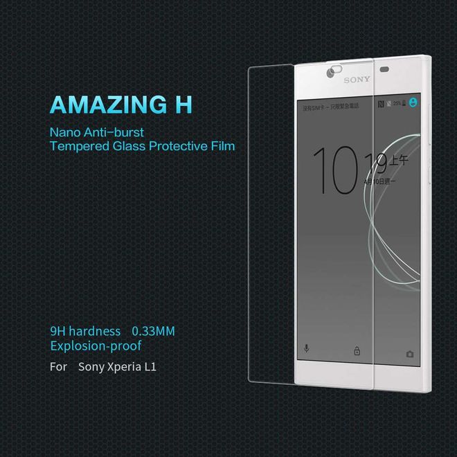 Nillkin - Sony Xperia L1 Schutzfolie - Amazing H Series - Explosionsgeschützte Folie