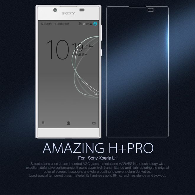 Nillkin - Sony Xperia L1 Schutzfolie 0.2 mm - Folie aus gehärtetem Glas - H+ PRO Series