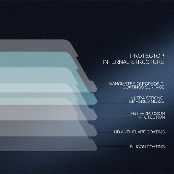 Nillkin - Huawei Nova 2S Schutzfolie 0.2 mm - Folie aus gehärtetem Glas - H+ PRO Series