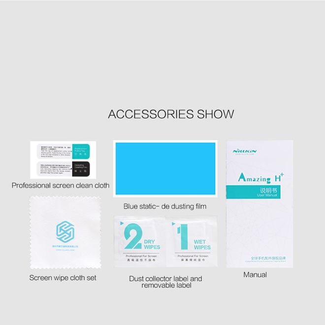 Nillkin - Huawei Nova 2S Schutzfolie 0.2 mm - Folie aus gehärtetem Glas - H+ PRO Series