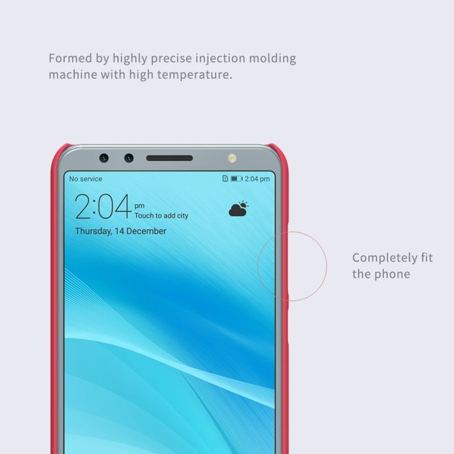 Nillkin - Huawei Nova 2S Hülle - Plastik Case - Super Frosted Shield Series - schwarz