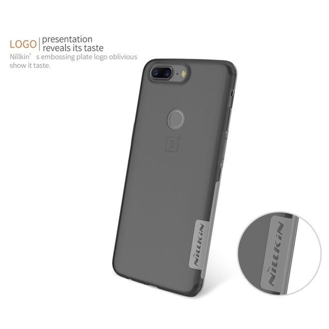 Nillkin - OnePlus 5T Hülle - TPU Soft Case - Nature Soft Series - grau