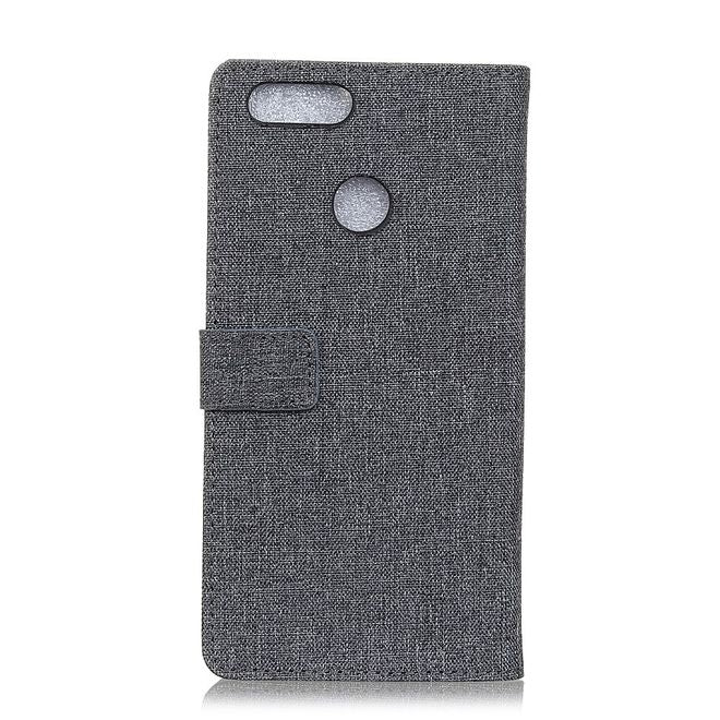 OnePlus 5T Handyhülle - Bookcover - mit Visitenkartenfach - schwarz