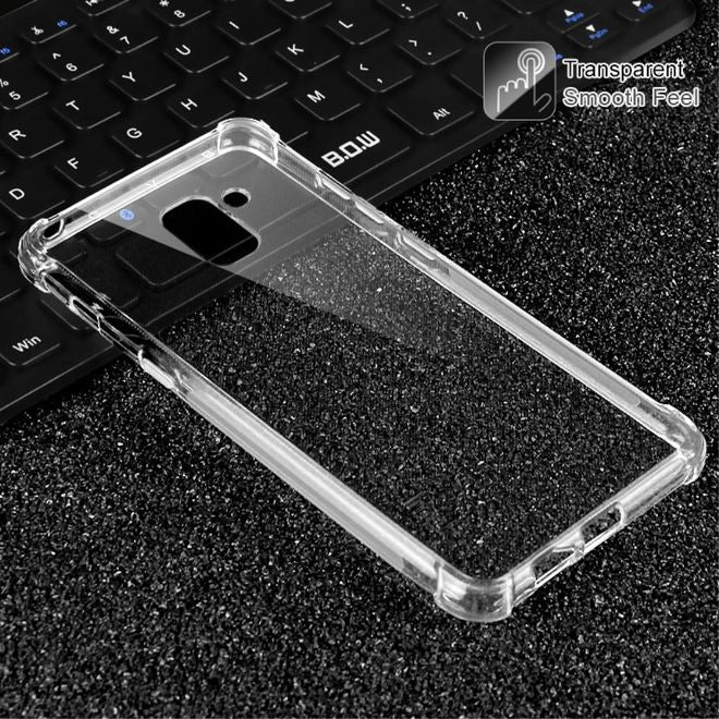 Imak - Samsung Galaxy A8+ (2018) Case - Robuste Hülle aus flexiblem Plastik - inkl. Schutzfolie - transparent