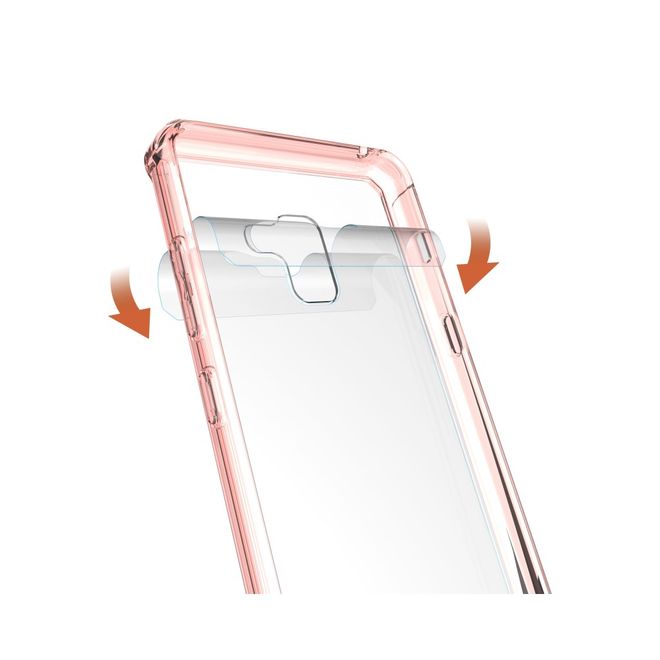 Samsung Galaxy A8+ (2018) Handy Case - Hülle aus Hart und Soft Plastik - robust - pink