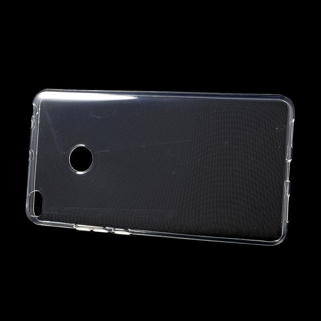 Xiaomi Mi Max 2 Handy Case - Hülle aus elastischem TPU Plastik - transparent