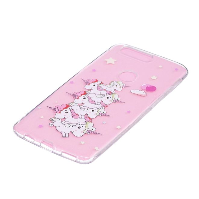OnePlus 5T Handyhülle - TPU Softcase - kleine Einhörner