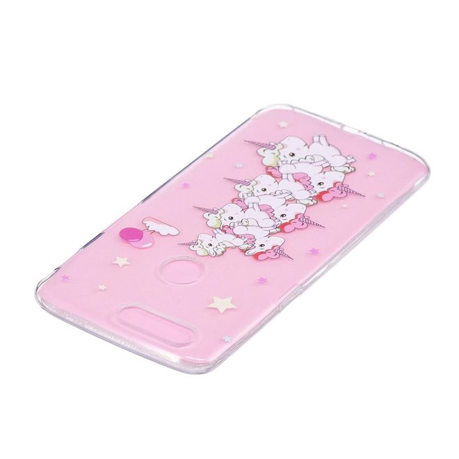 OnePlus 5T Handyhülle - TPU Softcase - kleine Einhörner