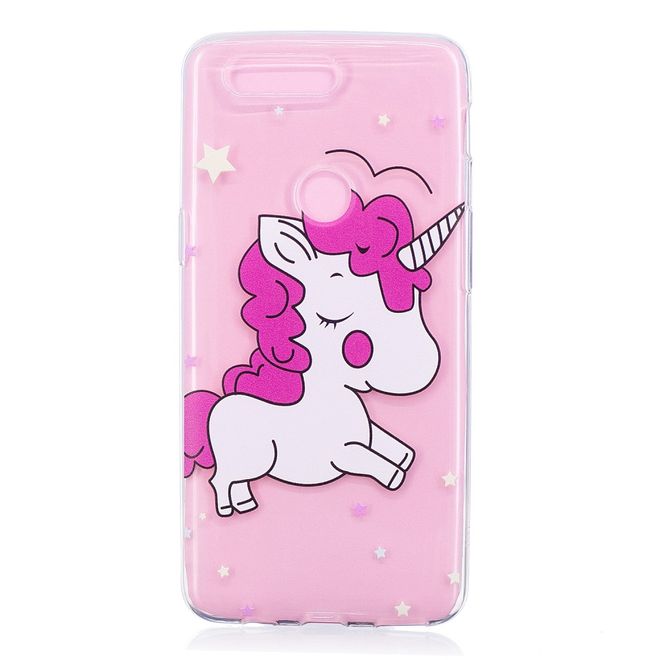 OnePlus 5T Handyhülle - TPU Softcase - süsses Einhorn