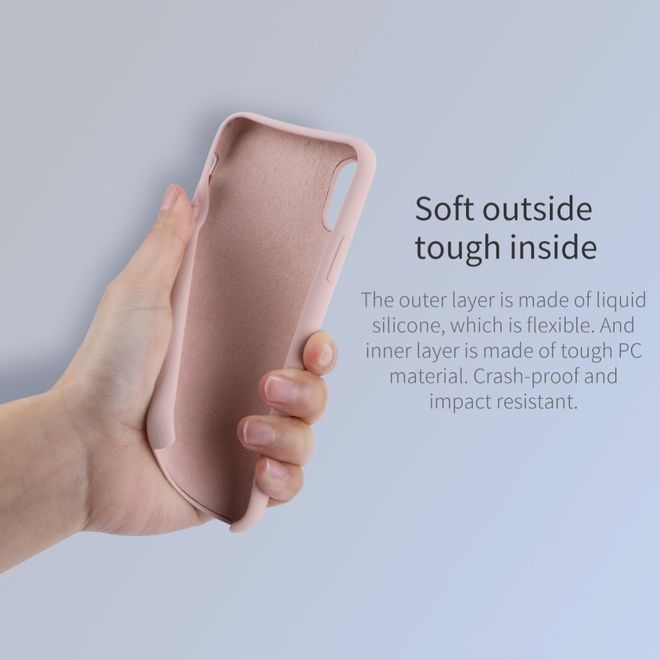 Nillkin - iPhone X Handyhülle - Case aus Silikon - Flex II Case Series - weiss