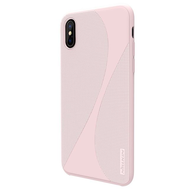 Nillkin - iPhone X Handyhülle - Case aus Silikon - Flex II Case Series - pink
