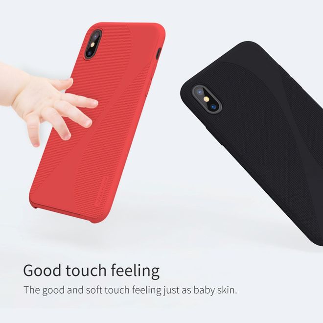 Nillkin - iPhone X Handyhülle - Case aus Silikon - Flex II Case Series - pink