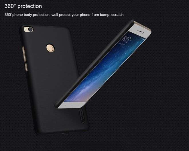 Nillkin - Xiaomi Mi Max 2 Hülle - Plastik Case - Super Frosted Shield Series - gold