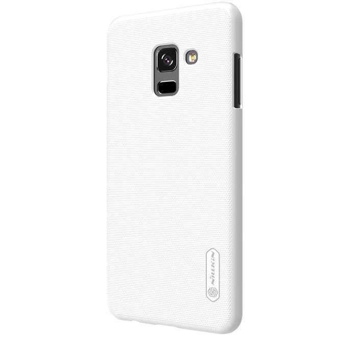 Nillkin - Samsung Galaxy A8+ (2018) Hülle - Plastik Case - Super Frosted Shield Series - weiss