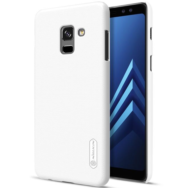 Nillkin - Samsung Galaxy A8+ (2018) Hülle - Plastik Case - Super Frosted Shield Series - weiss