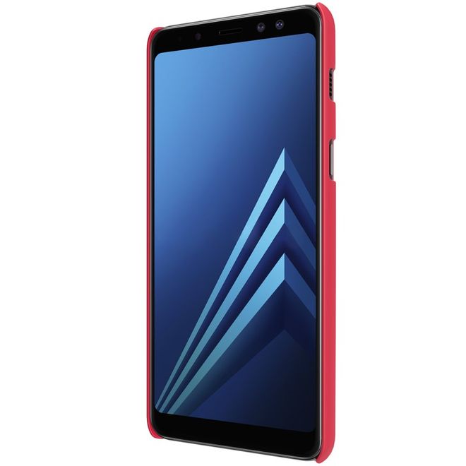 Nillkin - Samsung Galaxy A8+ (2018) Hülle - Plastik Case - Super Frosted Shield Series - rot