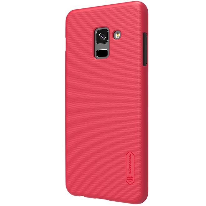 Nillkin - Samsung Galaxy A8+ (2018) Hülle - Plastik Case - Super Frosted Shield Series - rot