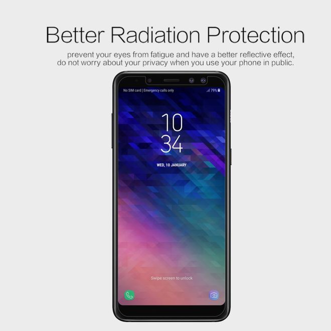 Nillkin - Samsung Galaxy A8+ (2018) Display Schutzfolie - Matt Anti-Glare - Matte Series