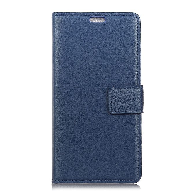 Sony Xperia L2 Handyhülle - Magnetisches Case aus Leder - mit Standfunktion - blau